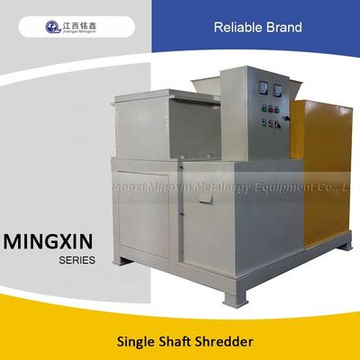 qualità  Household Scrap tire plastic lump Cutter mini metal waste bottle chipper cardboard Foam single shaft shredders machine fabbrica
